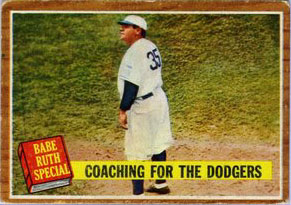 Babe Ruth batting in a Dodgers uniform (1938) : r/baseball