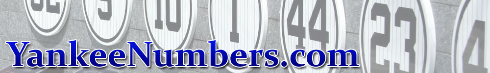 New York Yankees Retired Numbers -  - Database of Yankee  Uniform Numbers Through the Years
